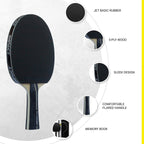 Killerspin Impact D2, Table Tennis Paddles, Table Tennis Racket, Ping Pong Paddle Case, Table Tennis Equipment For Beginners/Int