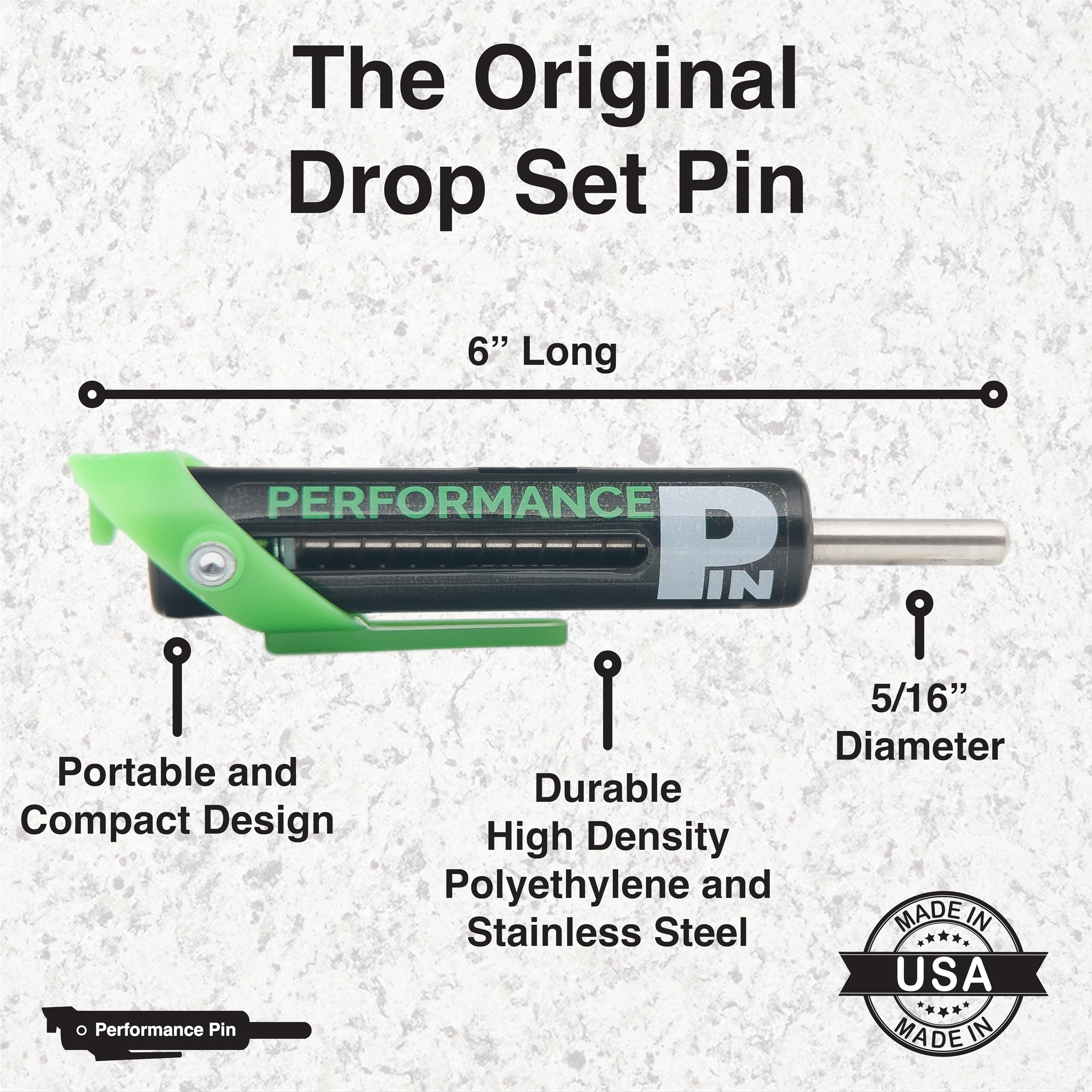 Performance Pin The Original Drop Set Pins For Gym | One More Rep With Weight Stack Pins | Instant Transition To Lower Weights F