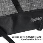 Golf Push Cart Accessories - Golf Push Cart Backside Extension Storage Bag With Top-Closing Lid, Access To The Items Easily, Bla