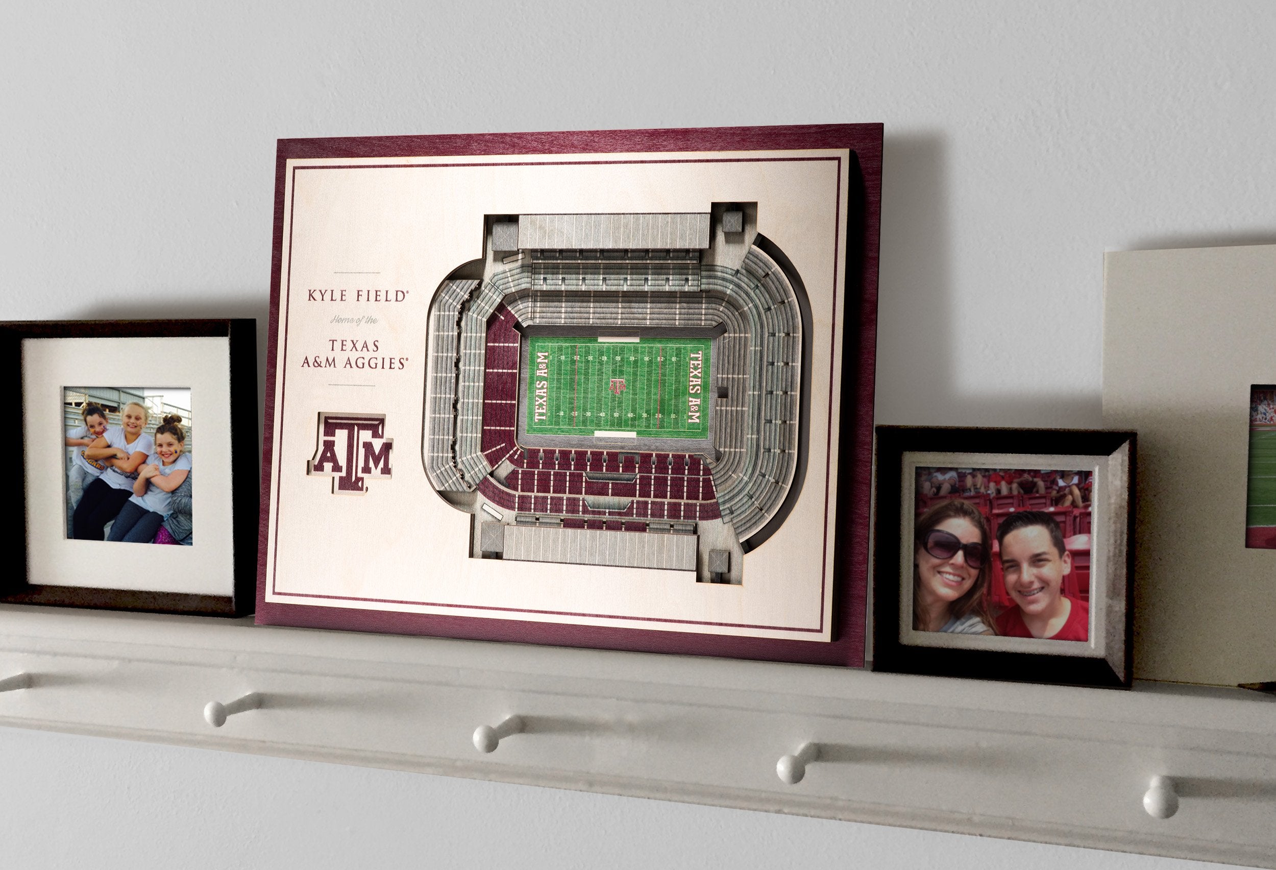 Youthefan Ncaa Texas A&M Aggies 5-Layer Stadiumview 3D Wall Art - Kyle Field
