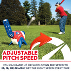 Franklin Sports Kids Mlb Pitching Machine - Mlb Baseball Pitching Machine For Kids Batting Practice - Mlb Power Pitcher With Adj