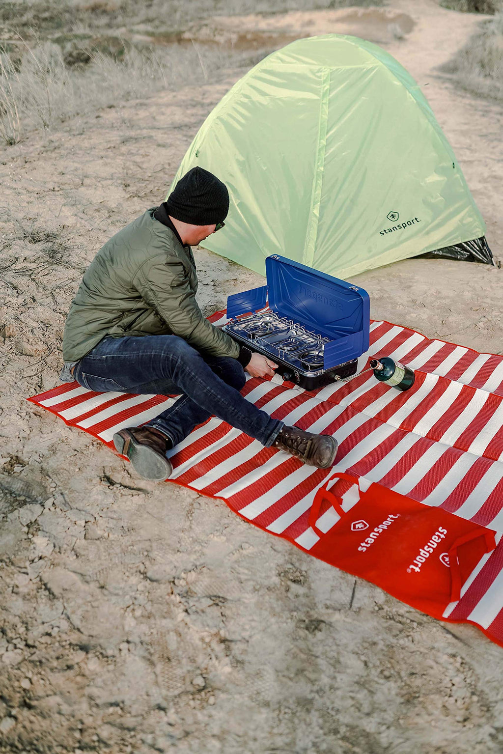 Stansport Starlite I Mesh Backpack Tent With Full Rain Fly (723-800)