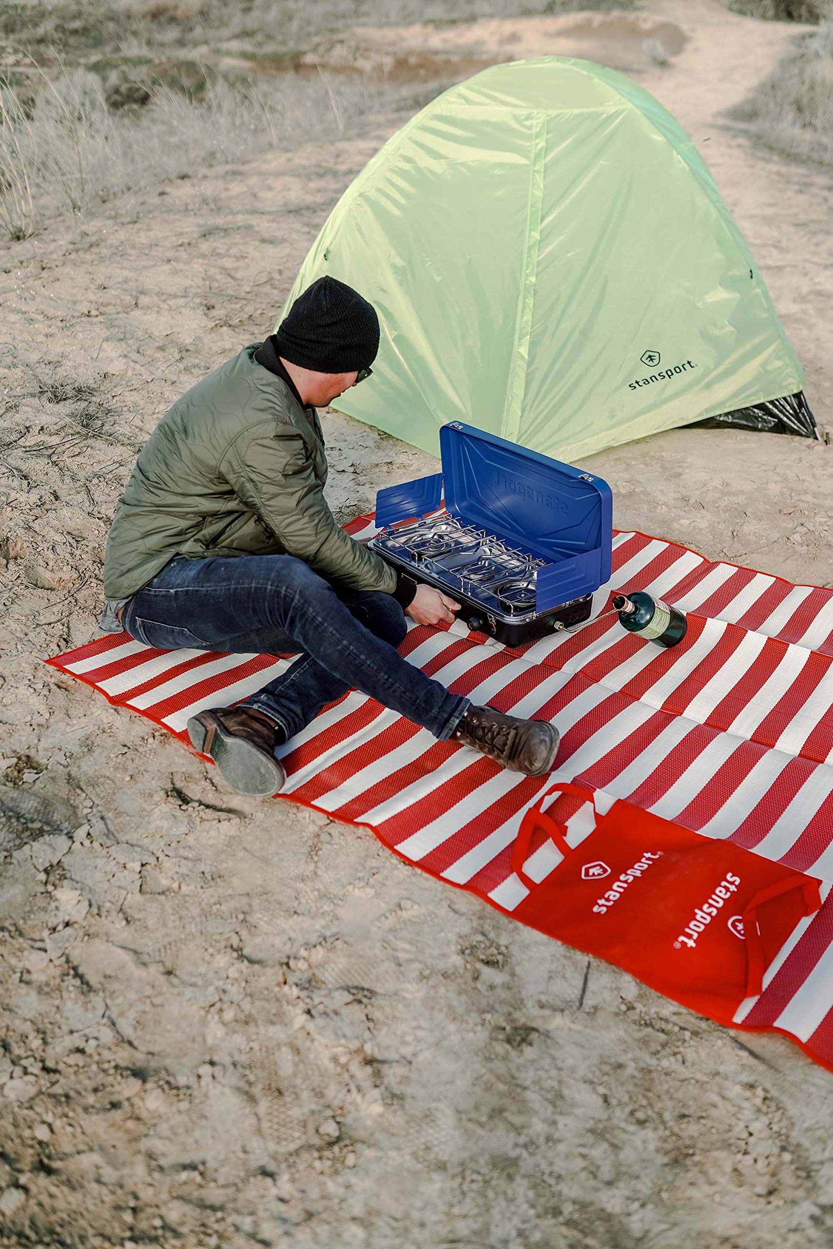 Stansport Starlite I Mesh Backpack Tent With Full Rain Fly (723-800)
