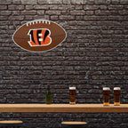 Rico Industries Nfl Football Cincinnati Bengals Bengals Football Shape Cut Pennant - Home And Living Room D  Cor - Soft Felt Ez
