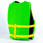 Obrien 4 Pack General Purpose Life Jackets, Green/Yellow