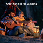 12-Hour White Candles Compatible With Candle Lanterns, Long-Burning Candles For Outdoor, Camping, Emergency, Survival Emergency