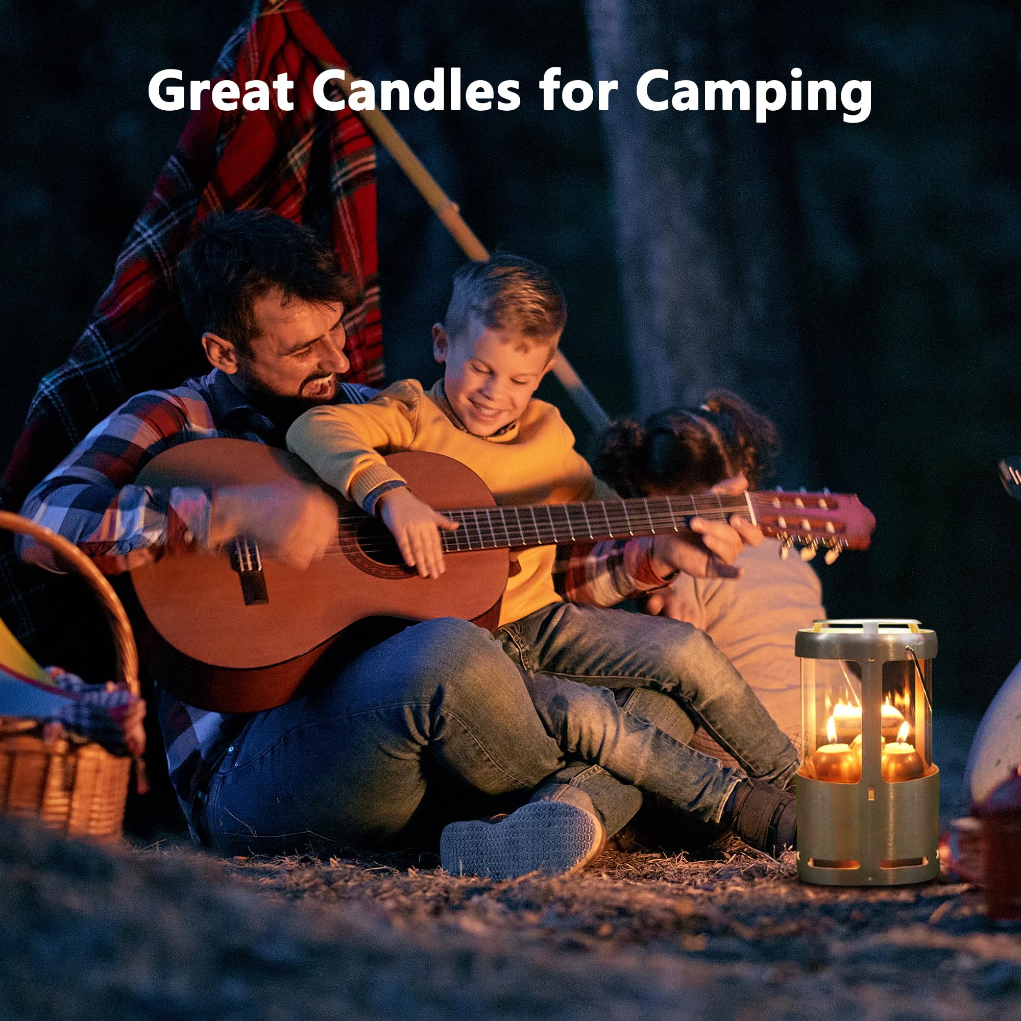 12-Hour White Candles Compatible With Candle Lanterns, Long-Burning Candles For Outdoor, Camping, Emergency, Survival Emergency