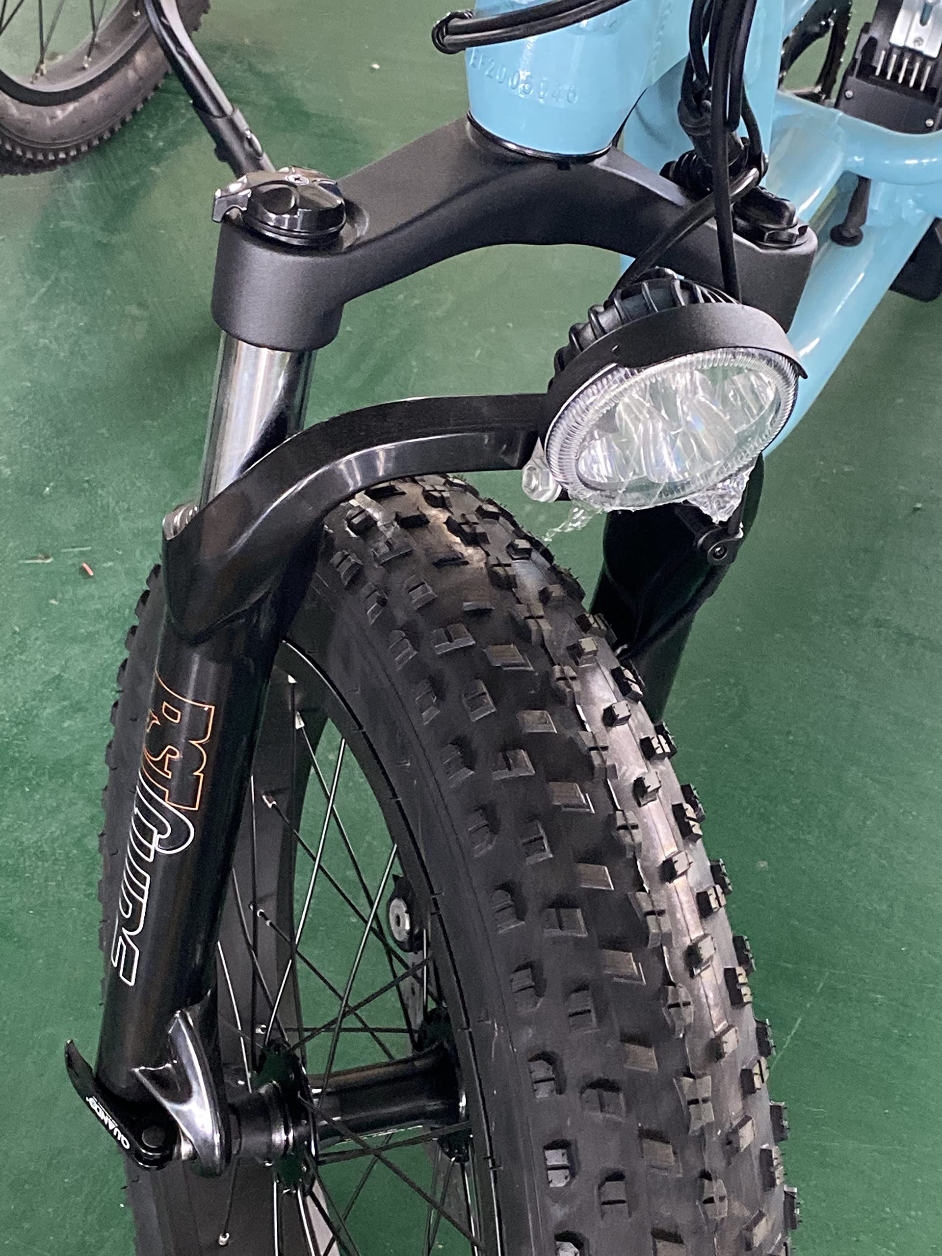 Syvrac Rst Mtb Mountain 26Inch Bike Snow Fork Fat Bicycle Fork Mechanical Forks Locking Suspension Forks Aluminum Alloy Fit 4.0'