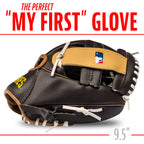 Franklin Sports Mlb Youth Teeball Glove + Foam Ball Set - Kids San Diego Padres Baseball + Teeball Mitt And Ball - Perfect First