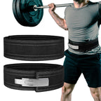 Hawk Sports Lever Belt For Men & Women, 10Mm Thick, 4'' Wide Suede Leather Weightlifting Belt, Safely Maximize Gains From Heavy