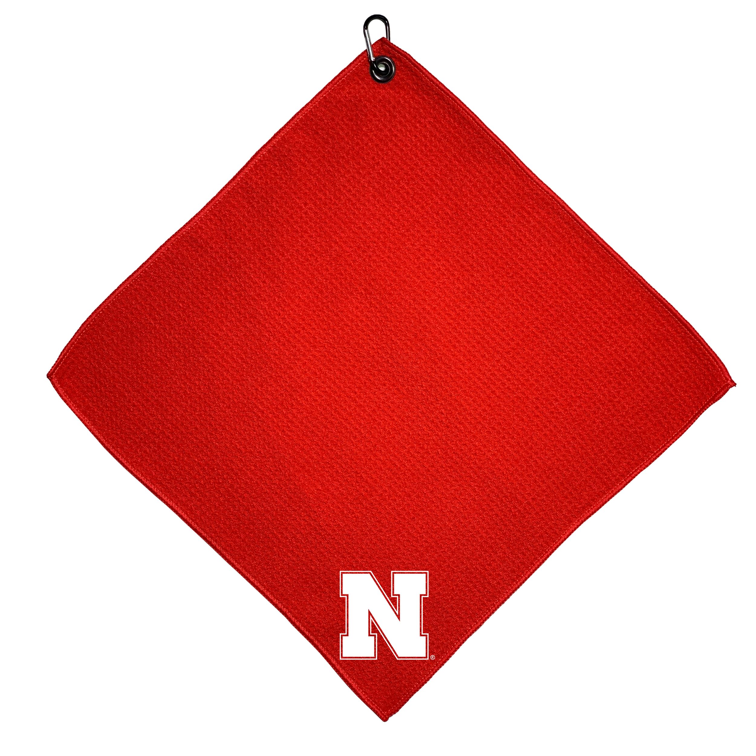 Team Golf NCAA Nebraska Cornhuskers Microfiber Golf Towel, 15x15 (Multicolor)