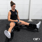 Valor Fitness Adjustable Leg Stretcher Adductor Machine -Leg Split Flexibility Training Equipment - 180 Degrees - Stretching Hom