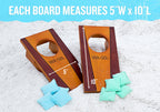 Viva Sol Miniature Version Of Classic Bean Bag Toss Game Perfect For A Desk Or Table , Brown , 5'' X 10'' - Vs5002