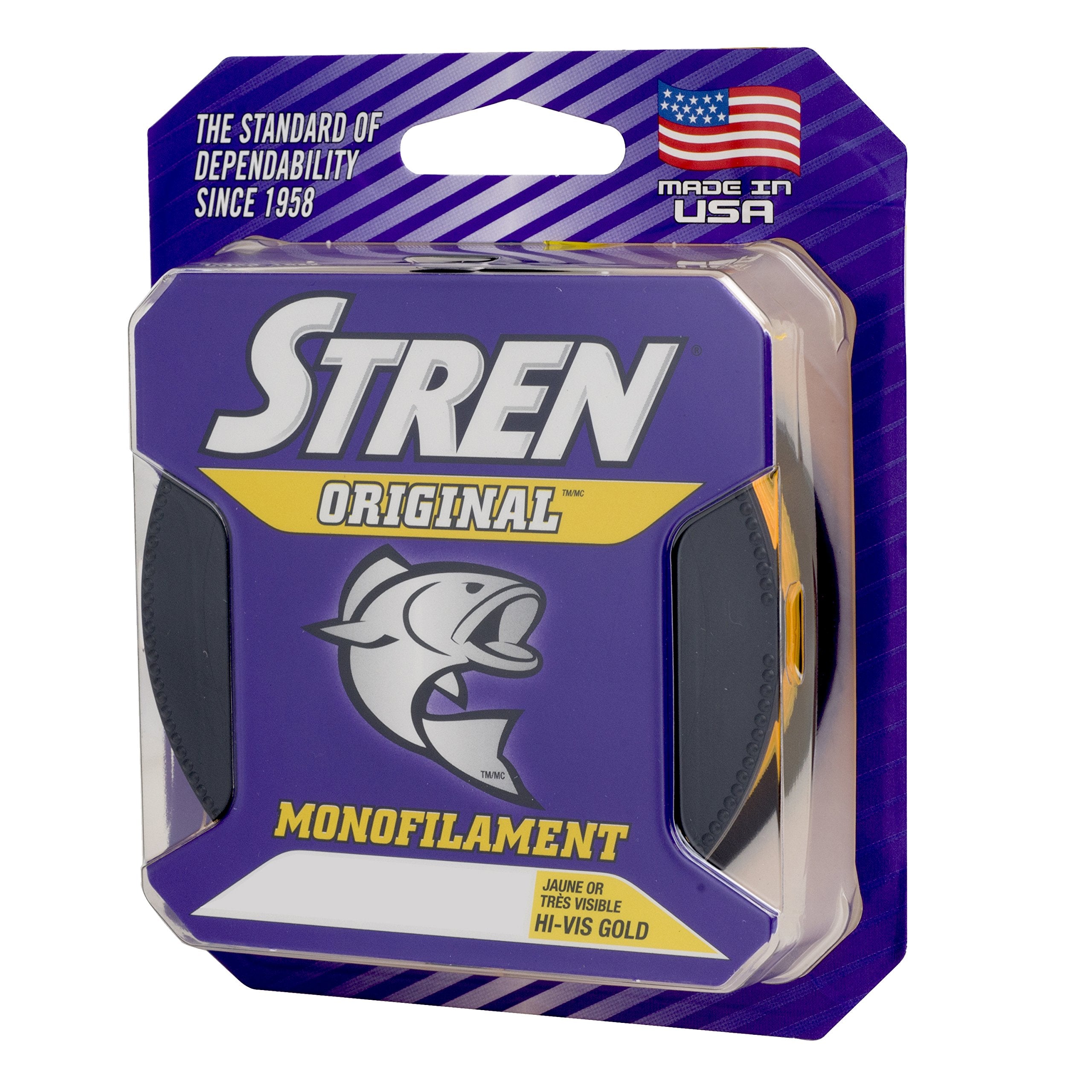 Stren Original Monofilament Fishing Line, Hi-Vis Gold, 10Lb | 4.5Kg, Suitable For Freshwater Environments