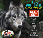 Predatorpee 100% Wolf Urine - Territorial Marking Scent - Creates Illusion That Wolf Is Nearby - 12 Oz
