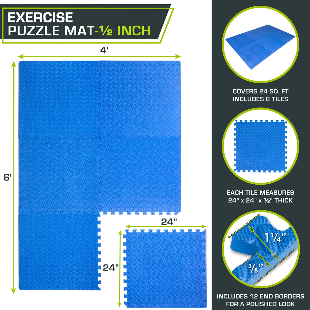 Prosourcefit Exercise Puzzle Mat