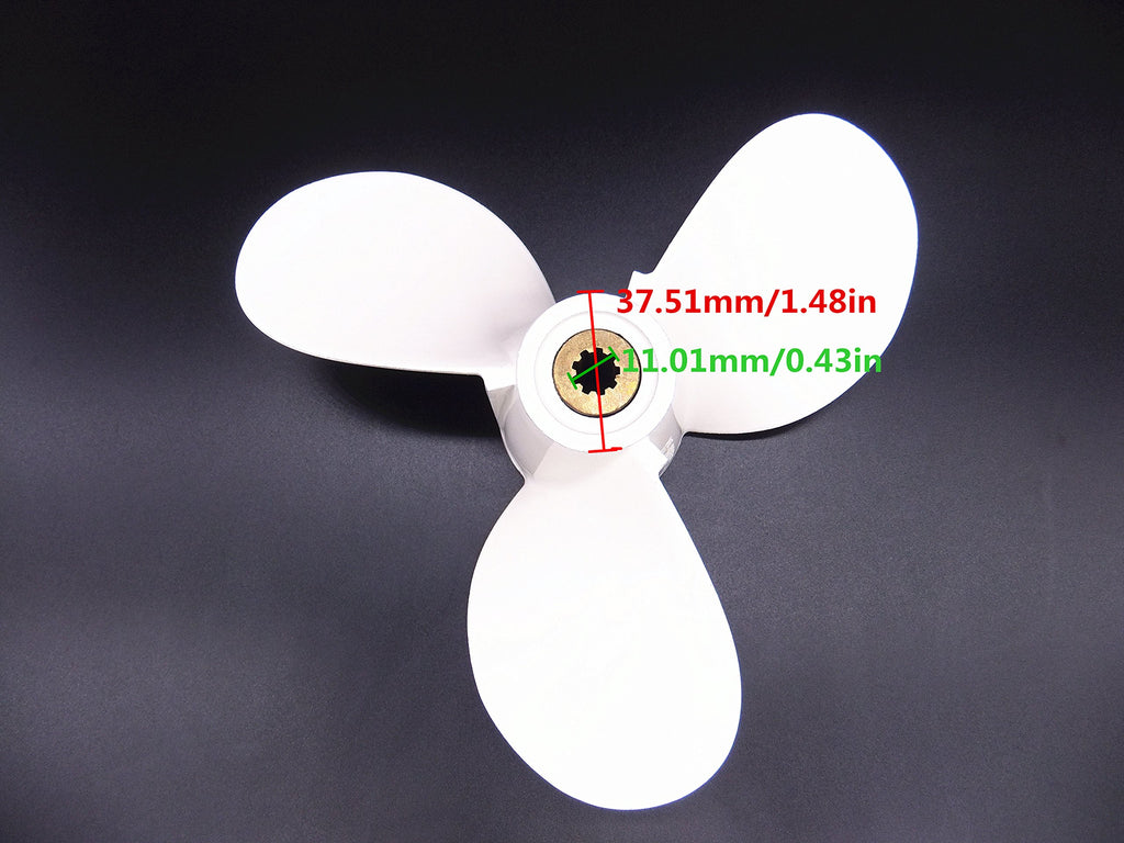 Southmarine Aluminum Alloy Propeller 7 1/2X8-Ba For Yamaha 4Hp 5Hp 6Hp 4A 4M 5M 5C F4 F6L F6S F5A F6C Outboard Motors 6E0-45941-