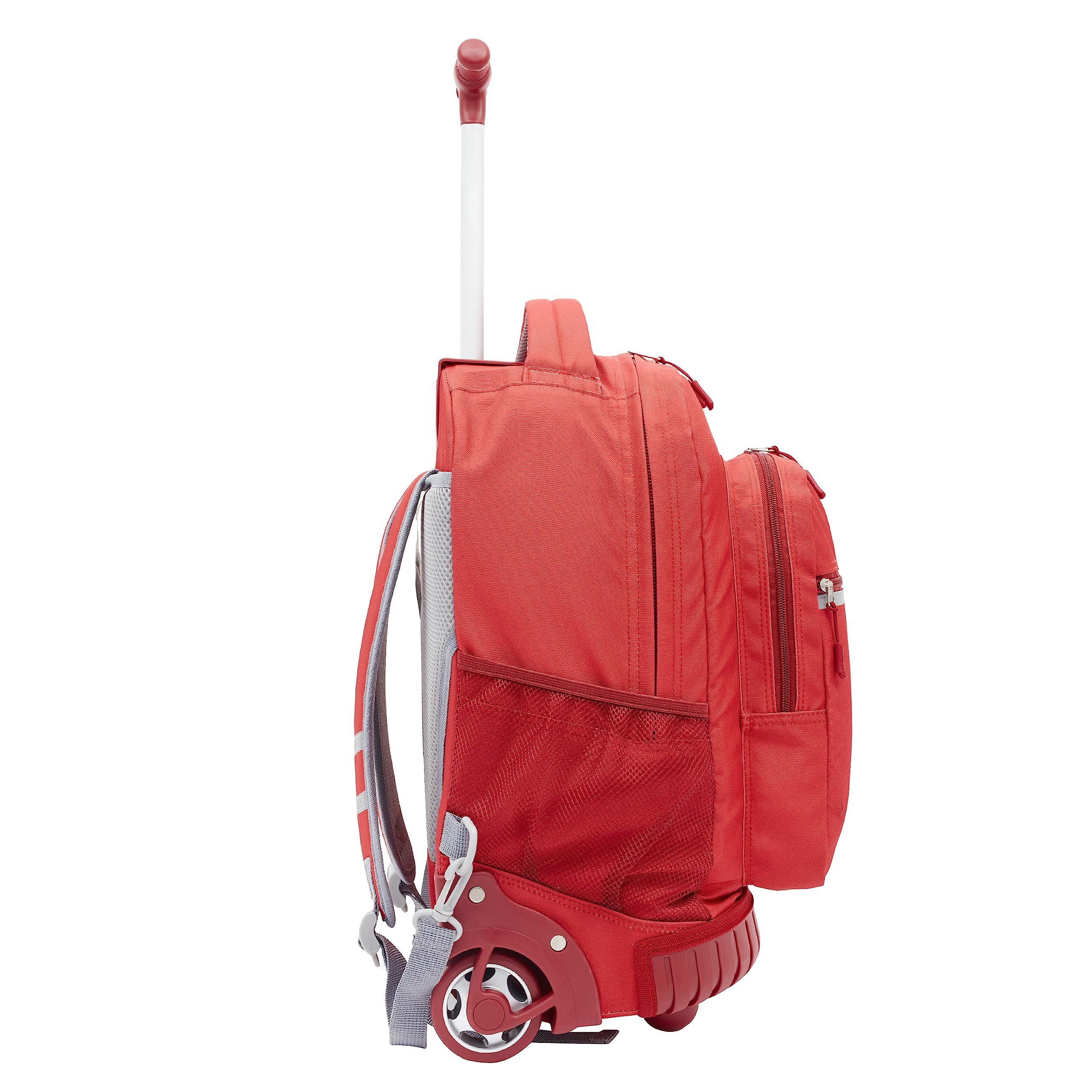 Travelers Club 18 Rolling Backpack with Shoulder Straps, Red