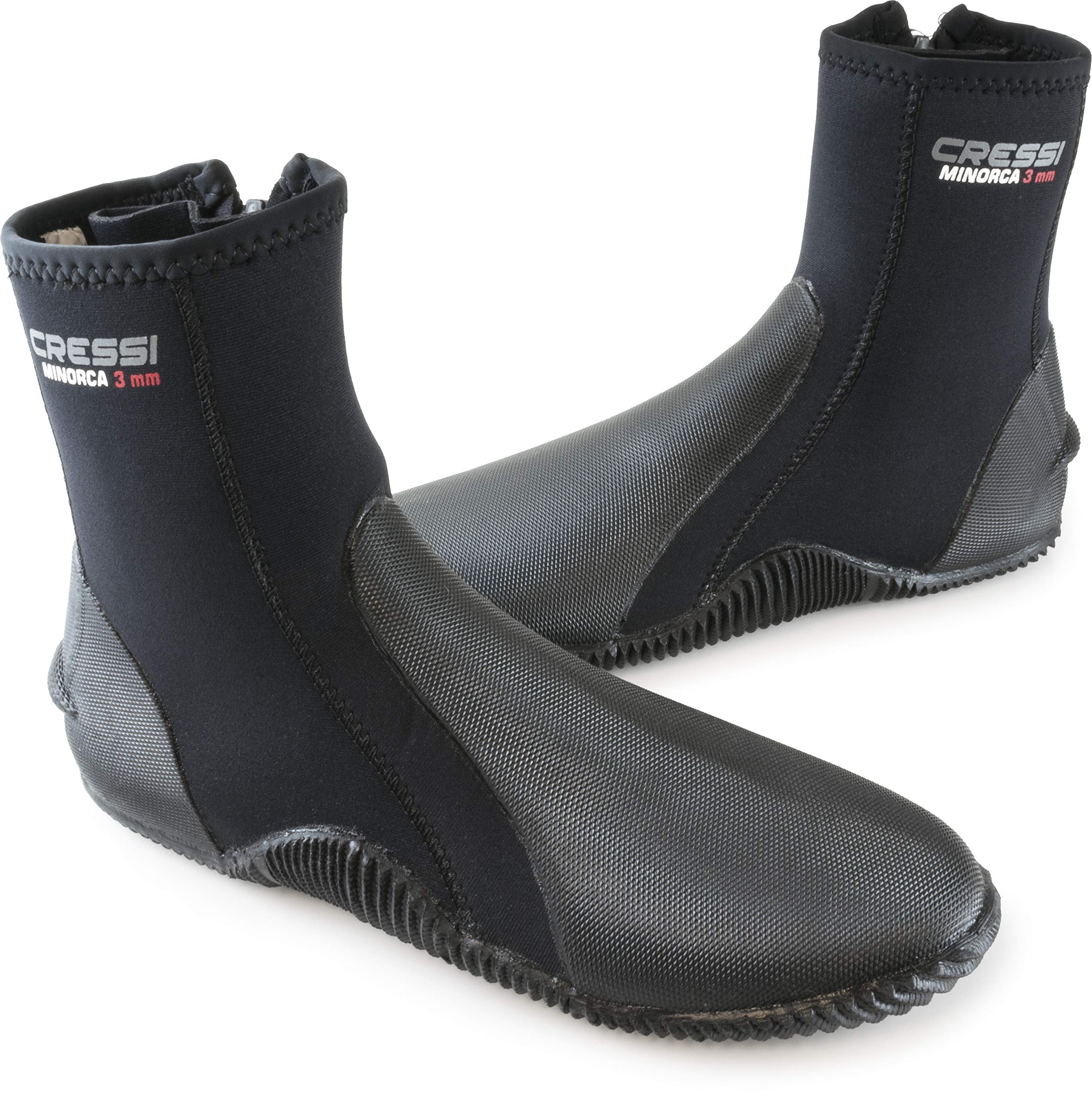 Cressi Minorca Long, Black/Black, 14, Us Man 14  Us Lady 15
