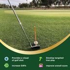 Forenomore Golf Alignment Rods: Magnetic Club Alignment Stick Demonstrates Correct Golf Swing Aim, Golf Training Aid Magnet Lie