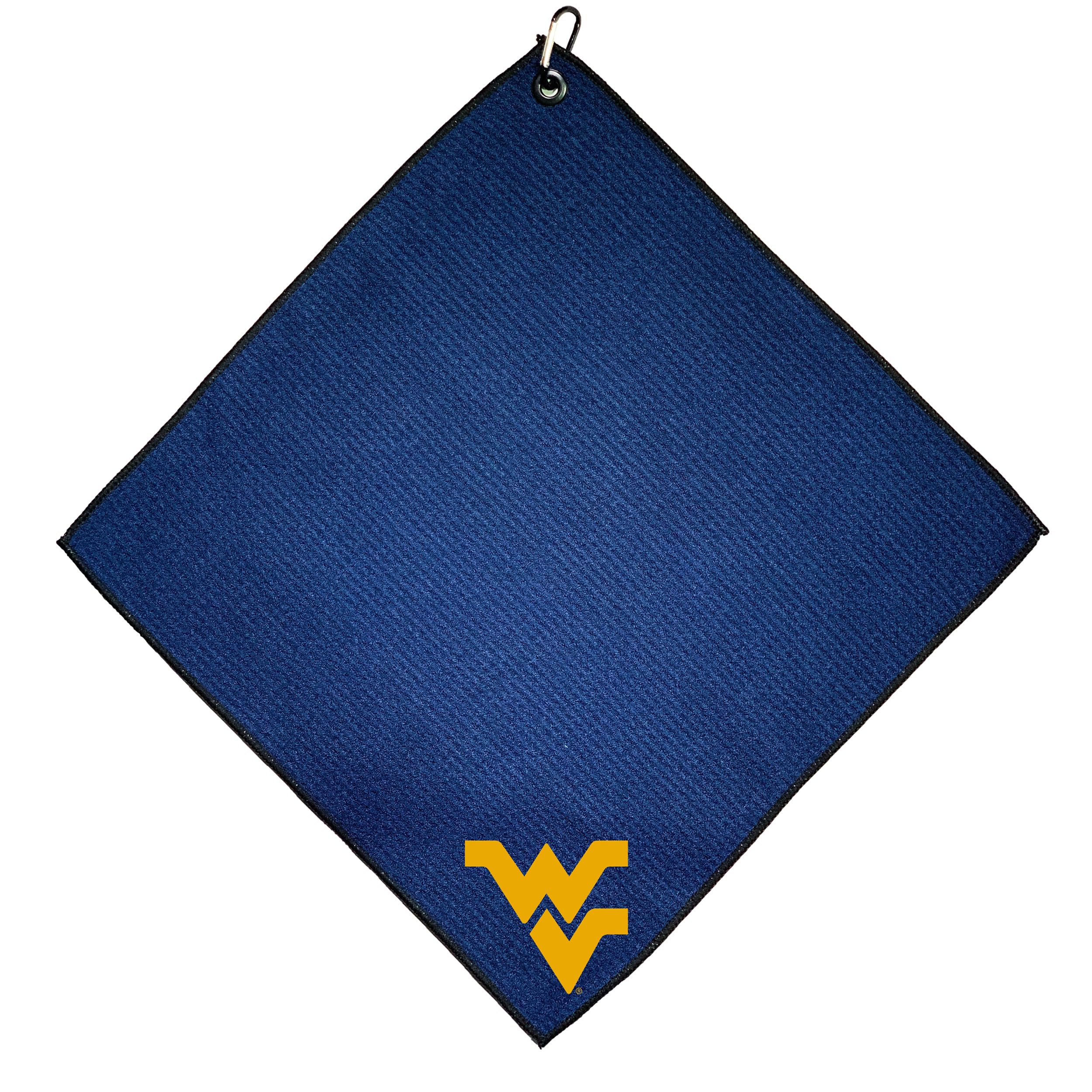 Team Golf NCAA West Virginia Mountaineers Microfiber Golf Towel, 15x15 (Multicolor)