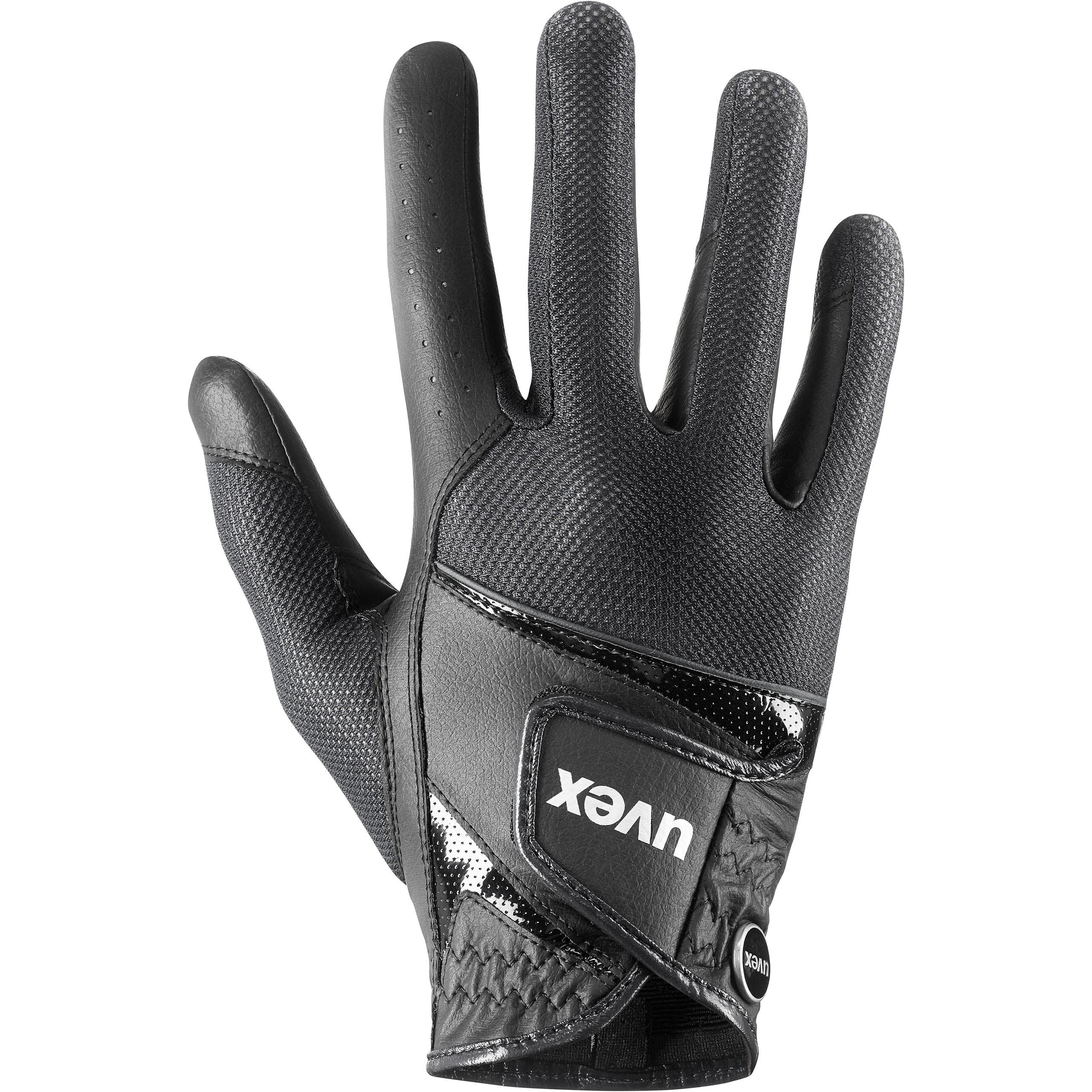 uvex sumair Horse Riding Gloves for Women & Men, Black, 11 - Stretchable, Breathable & with Touchscreen Capability
