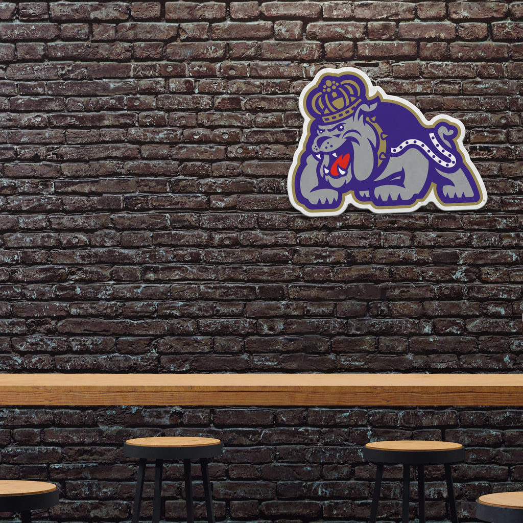 Rico Industries Ncaa James Madiscon Dukes Mascot Shape Cut Pennant - Home And Living Room D  Cor - Soft Felt Ez To Hang