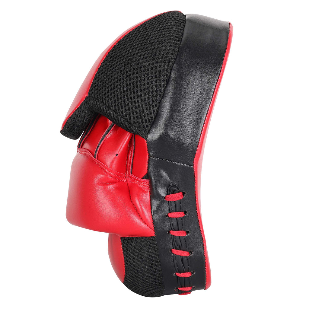 Punching Mitts Mma Boxing Mitts Training Focus Punch Mitts Bags Kickboxing Muay Thai Hand Target Pads For Men & Women (Pair) (Re