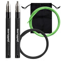 Bear Komplex Speed Jump Rope - Get Fit Fast With Double Unders - Boxing & Conditioning - Fast & Easy Set Up - 2 Lightweight Cabl