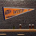 Rico Industries Ncaa Texas-El Paso Miners - Utep Classic 12'' X 30'' Felt Wall D  Cor Pennant - Great For Home/Bed Room/Man Cave
