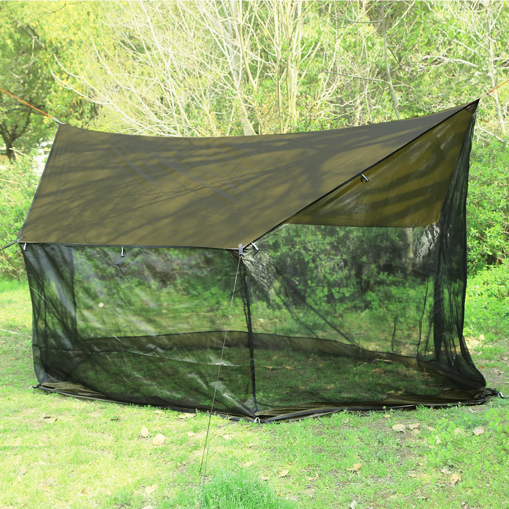 Lightweight No Bug Screen House For Hammock, Canoe Picnics Backyards Backpacking Camping Beach In Summer (Ultralight)