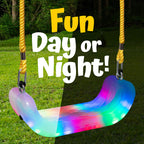Firefly Led Lighted Adjustable Swing Seat. 15'' W X 6'' Deep X 5'' H, By Xdp Recreation