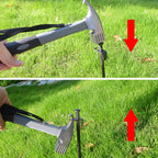 Azarxis Camp Hammer Tent Mallet Tent Peg Remover Tent Stake Puller For Hiking Camping Trekking Backpacking Climbing Park Beach G