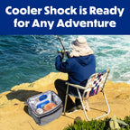 Cooler Shock Reusable Ice Packs For Cooler, 8.5X7.5 - Long Lasting Cold Freezer Packs For Coolers And Lunch Boxes - Cooler Ice P