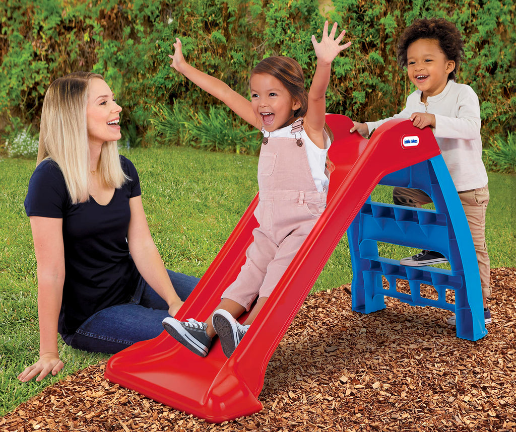 Little Tikes First Slip And Slide, Easy Set Up Playset For Indoor Outdoor Backyard, Easy To Store, Safe Toy For Toddler,Kids (Re