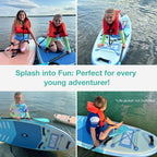 Niphean Inflatable Stand Up Paddle Board with SUP Accessories, Anti-Slip EVA Deck, 106 Inflatable Paddle Boards for Adults & You
