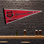 Rico Industries Ncaa Arkansas State Red Wolves Classic 12'' X 30'' Felt Wall D  Cor Pennant - Great For Home/Bed Room/Man Cave D