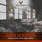 Skull Hooker Mini Hooker Skull Hanger - Perfect Kit For Hanging And Mounting Taxidermy Bear, Small Deer, Pronghorn, And Other Sm