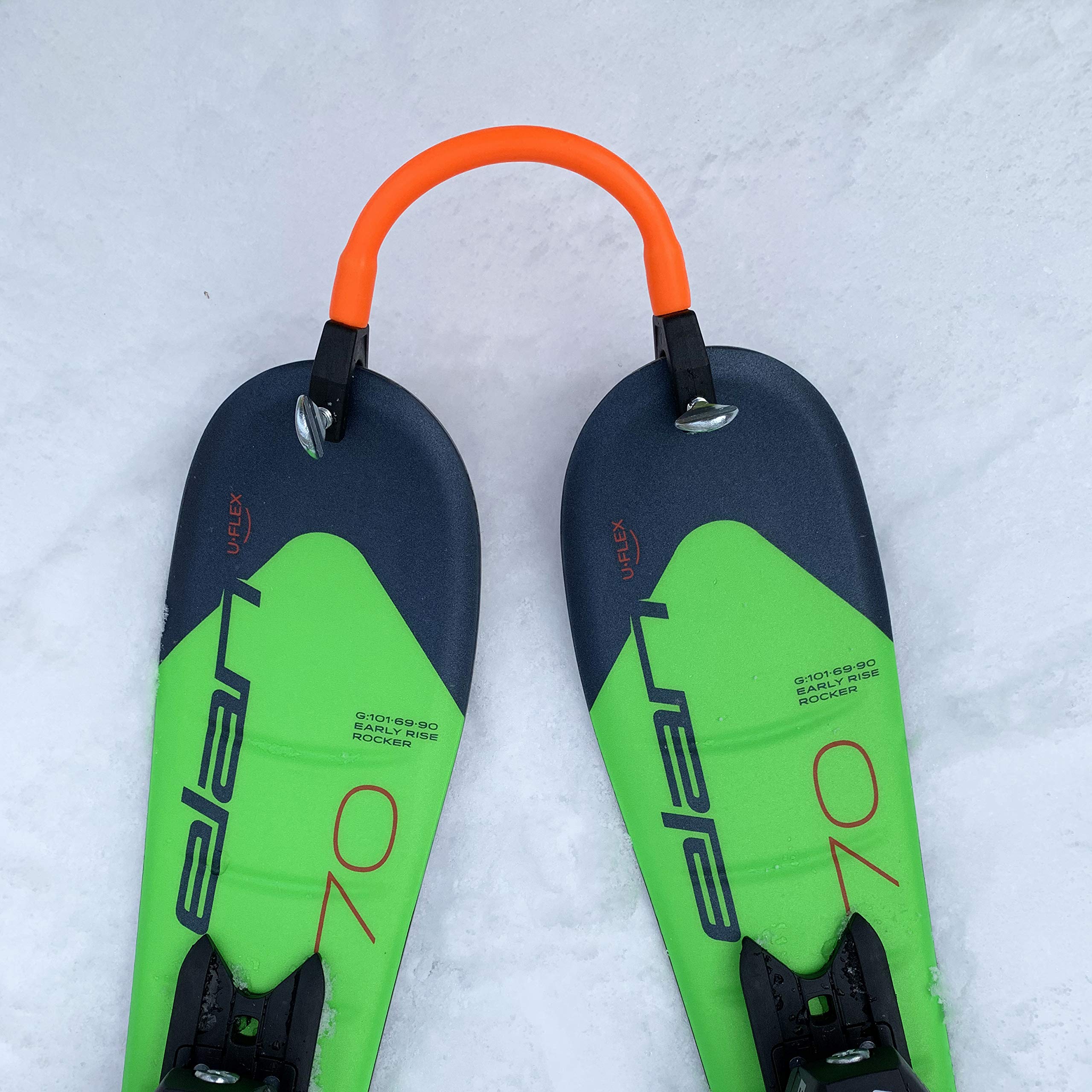 Slope Ropes X Edgie Wedgie Learn-To-Ski Pack (Orange - Edgie Wedgie Only)