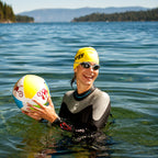 Synergy Latex Swim Caps 5-Pack (Black/Blue/Pink/White/Yellow 5-Pack)