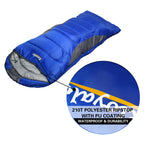 0 Degree Winter Sleeping Bags For Adults Camping (350Gsm) -Temp Range (5F - 32F) Portable Waterproof Compression Sack- For Big A