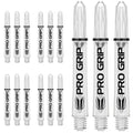 Target Darts 5 x Sets of Clear Pro Grip Shaft Medium - 15 in Total