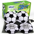 Billeeit 4Pcs Water Skipping Balls for Pool Play(Soccer Theme), Water Pool Beach Swim Toys for Kids Ages 4-8, 8-12 and Adults, I