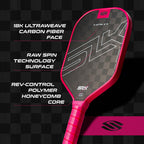 Selkirk Sport Slk Halo Control Xl Pickleball Paddle | Raw Carbon Fiber Pickleball Paddles With A Rev-Core Power Polymer Core | D