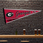 Rico Industries Ncaa Georgia Bulldogs Classic 12'' X 30'' Felt Wall D  Cor Pennant - Great For Home/Bed Room/Man Cave D  Cor