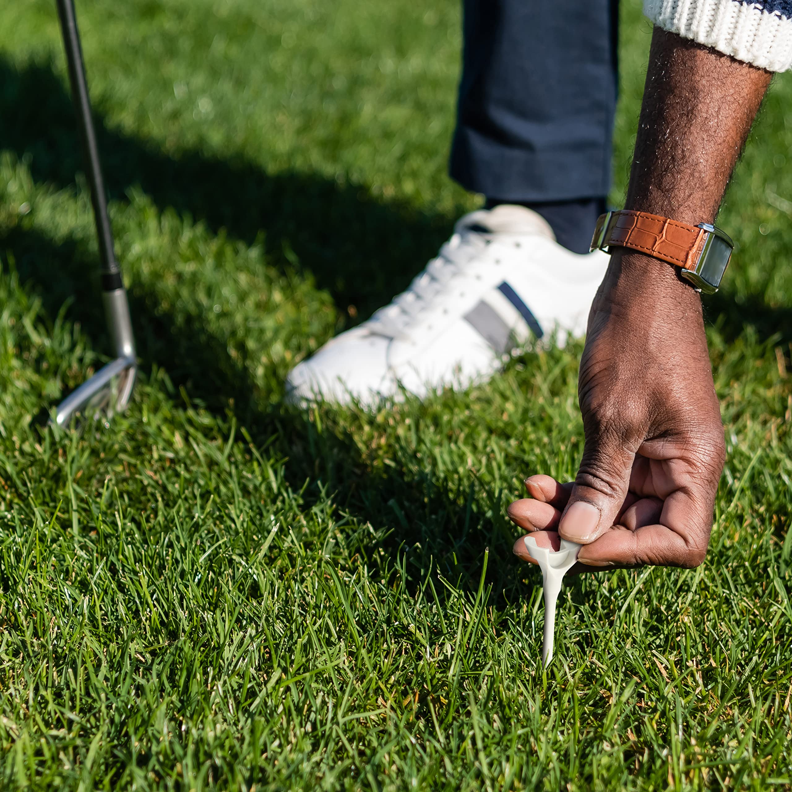 Senior Golf Tees Designed For Shaky Hands And Golfers With Multiple Sclerosis, Overactive Thyroid, Are Over 65, Beginners, Or Ha