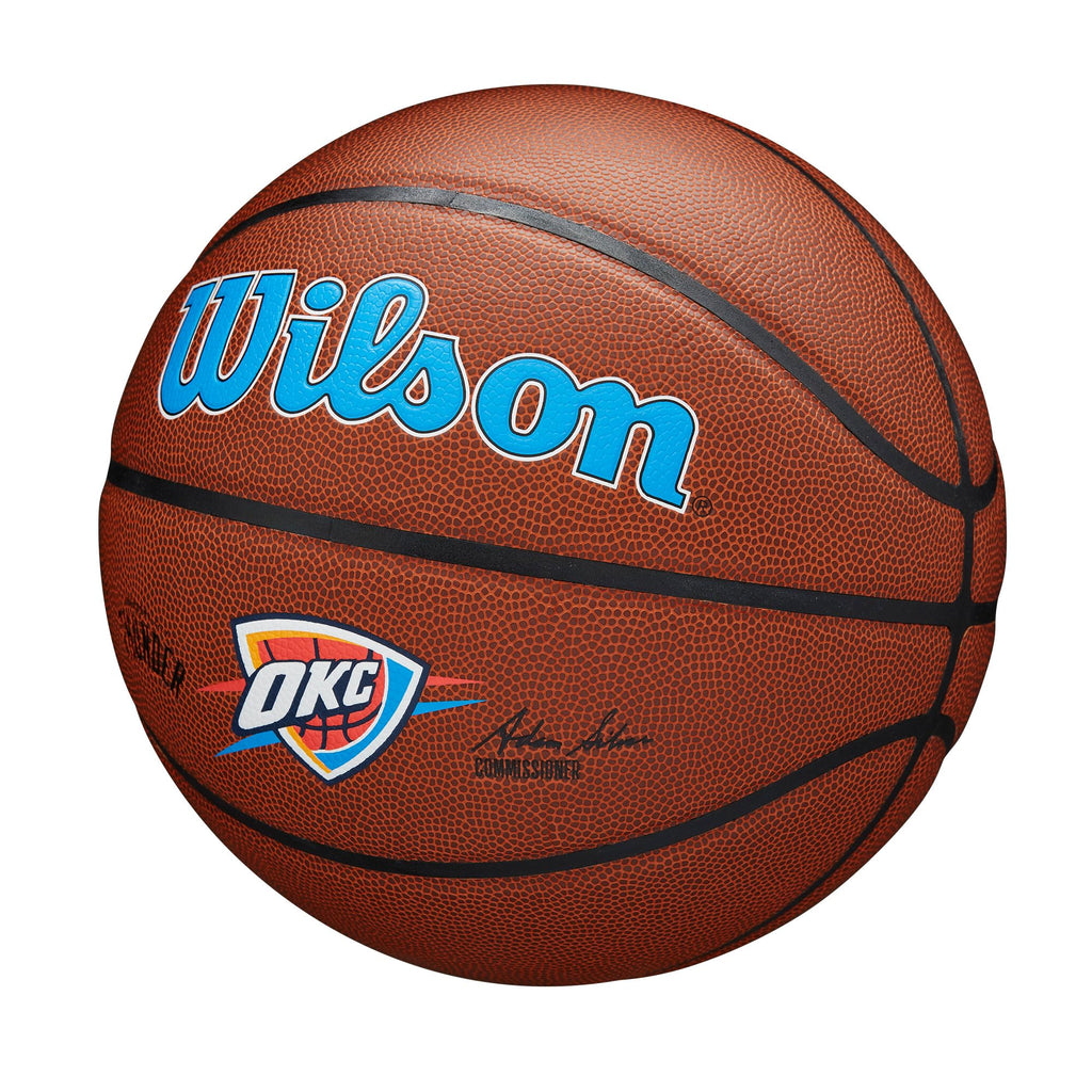 Wilson Nba Team Alliance Basketball - Oklahoma City Thunder, Size 7-29.5''