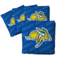 YouTheFan Officially-Licensed NCAA South Dakota State Jackrabbits Set of 4 Cornhole Bags - All Weather Regulation 6    x 6    Si