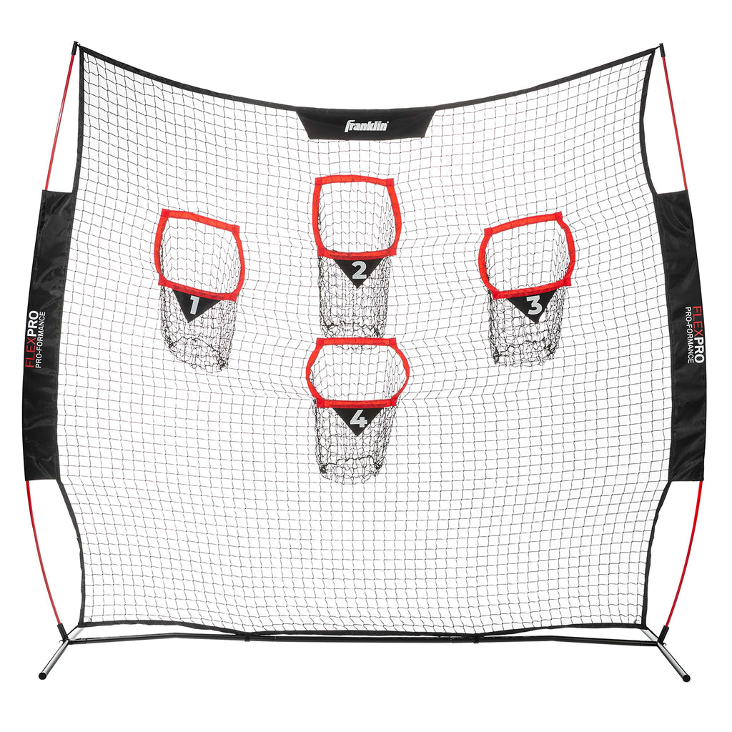 Franklin Sports 8 Foot X 8 Foot Football Accuracy Target - Four Targets - Improve Throwing Skills - Quarterback Training - Footb