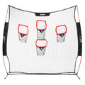 Franklin Sports 8 Foot X 8 Foot Football Accuracy Target - Four Targets - Improve Throwing Skills - Quarterback Training - Footb